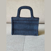 Christian Dior Denim Mini Book Tote