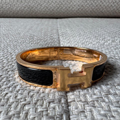 Hermès Black Clic Clac PM Bracelet