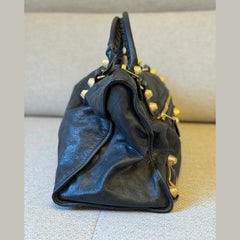 Balenciaga Large Black Leather Classic City Bag