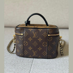 Louis Vuitton Monogram Vanity Bag PM with Strap