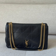 Saint Laurent Black Quilted Jamie Shoulder Bag