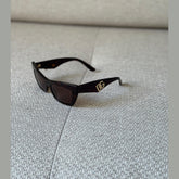 Dolce & Gabbana Brown Cateye Sunglasses