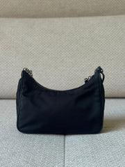 Prada Black Re-Edition 2005 Nylon Shoulder Bag