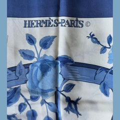 Hermès Vintage “Romantique” Silk Scarf 90