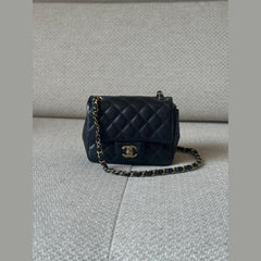 Chanel Black Quilted Mini Classic Flap Bag