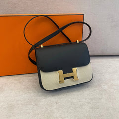 Hermès Black Epsom Leather Constance 24 with GHW