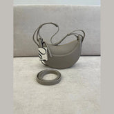 Polène Grey Numéro Dix Shoulder Bag