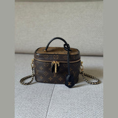 Louis Vuitton Monogram Vanity Bag PM with Strap