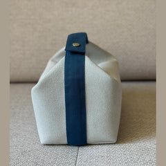 Hermès Bride-a-Brac Cabriole GM Case in Gris Perle with Pegasus Motif
