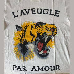 Gucci White L'Aveugle Par Amour T-Shirt - Size M