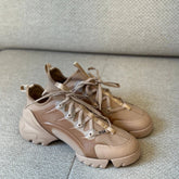 Christian Dior Nude Beige D-Connect Sneakers - Size 40½