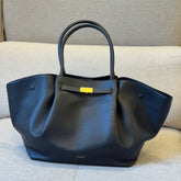 Demellier Black Leather New York Tote