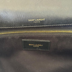 Saint Laurent Black Quilted Jamie Shoulder Bag