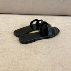 Hermès Metallic Green Oran - Size 37