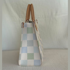 Louis Vuitton Damier Azur OnTheGo MM Shoulder Bag