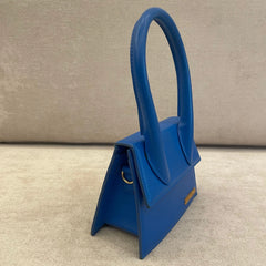 Jacquemus Blue Le Chiquito Top Handle with Strap