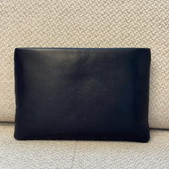 Saint Laurent Black Calypso Small Pouch