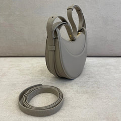 Polène Grey Numéro Dix Shoulder Bag