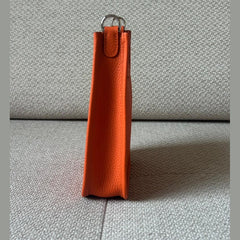 Hermès Orange Mini Evelyne PHW