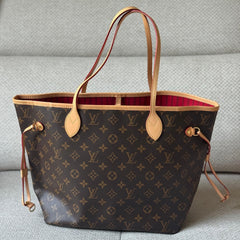 Louis Vuitton Monogram Coated Canvas Neverfull MM