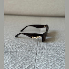 Dolce & Gabbana Brown Cateye Sunglasses