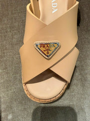 Prada Monolith Rubber Sandals - Size 38