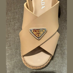 Prada Monolith Rubber Sandals - Size 38