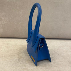 Jacquemus Blue Le Chiquito Top Handle with Strap