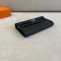 Hermès Black Epsom Leather Kelly To Go with PHW
