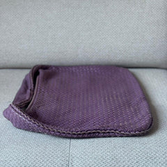 Bottega Veneta Purple Intreciatto Hobo Shoulder Bag