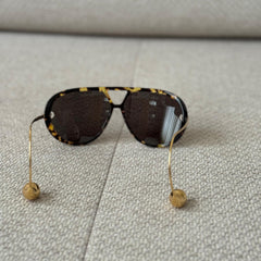 Bottega Veneta Aviator Drop Sunglasses