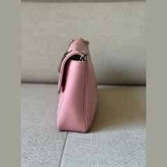 Gucci GG Marmont Medium Pink Leather with Silver Hardware