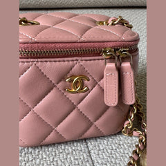 Chanel Pink Micro Vanity Bag