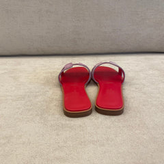 Hermès Purple Suede Oran Sandals - Size 37