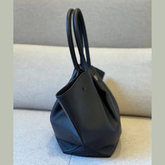 Demellier Black Leather New York Tote