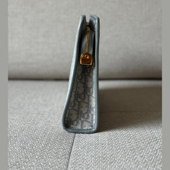 Christian Dior Grey Oblique Montaigne Pouch