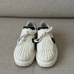 Christian Dior White & Navy Dior-ID Sneakers – Size 38.5