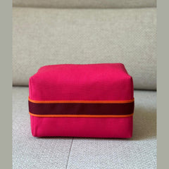 Hermès Hibiscus Canvas Bride a Brac GM Case