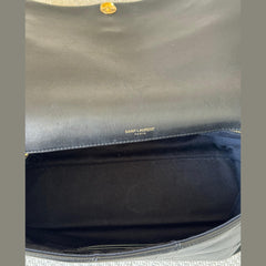 Saint Laurent Black Quilted Jamie Shoulder Bag