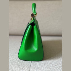 Dolce & Gabbana Green Miss Sicily Top Handle Bag