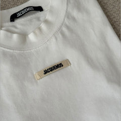 Jacquemus White "Gros Grain" T-shirt - Size S