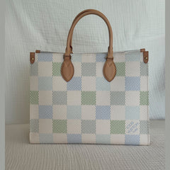Louis Vuitton Damier Azur OnTheGo MM Shoulder Bag