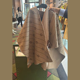 Gucci Beige Interlocking G Poncho - One Size
