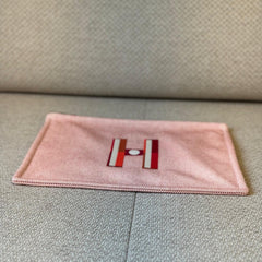 Hermès Large Faubourg Corner Case Orange/Framboise