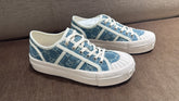 Gucci GG Denim Sneakers - Size 38