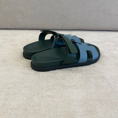 Hermès Chypre Sandals in Calfskin Leather – Size 38