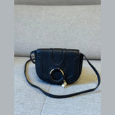 See by Chloé Black Leather Hana Small Crossbody Bag