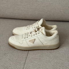 Prada Ivory White Downtown Sneakers – Size 38