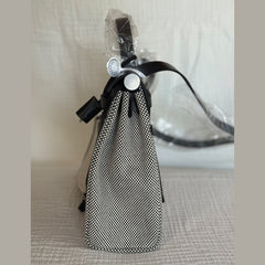 Hermès Black & Écru Herbag Zip 31 with PHW