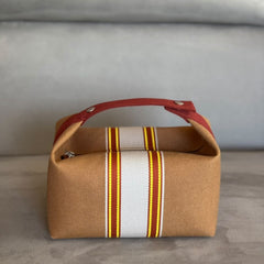 Hermès Bride-à-Brac GM Camel Multicolor Stripes | New Colorway